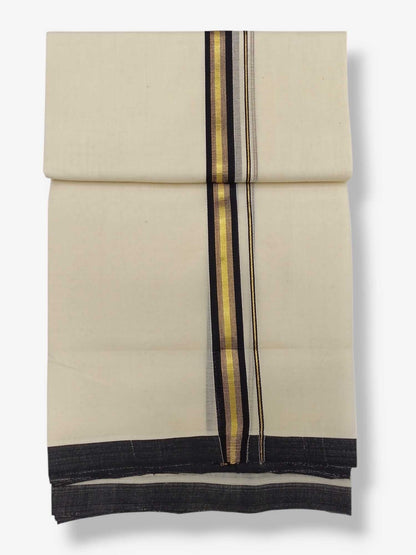 Kerala Balaramapuram Pure Cotton Handloom Mundu/Dhoti