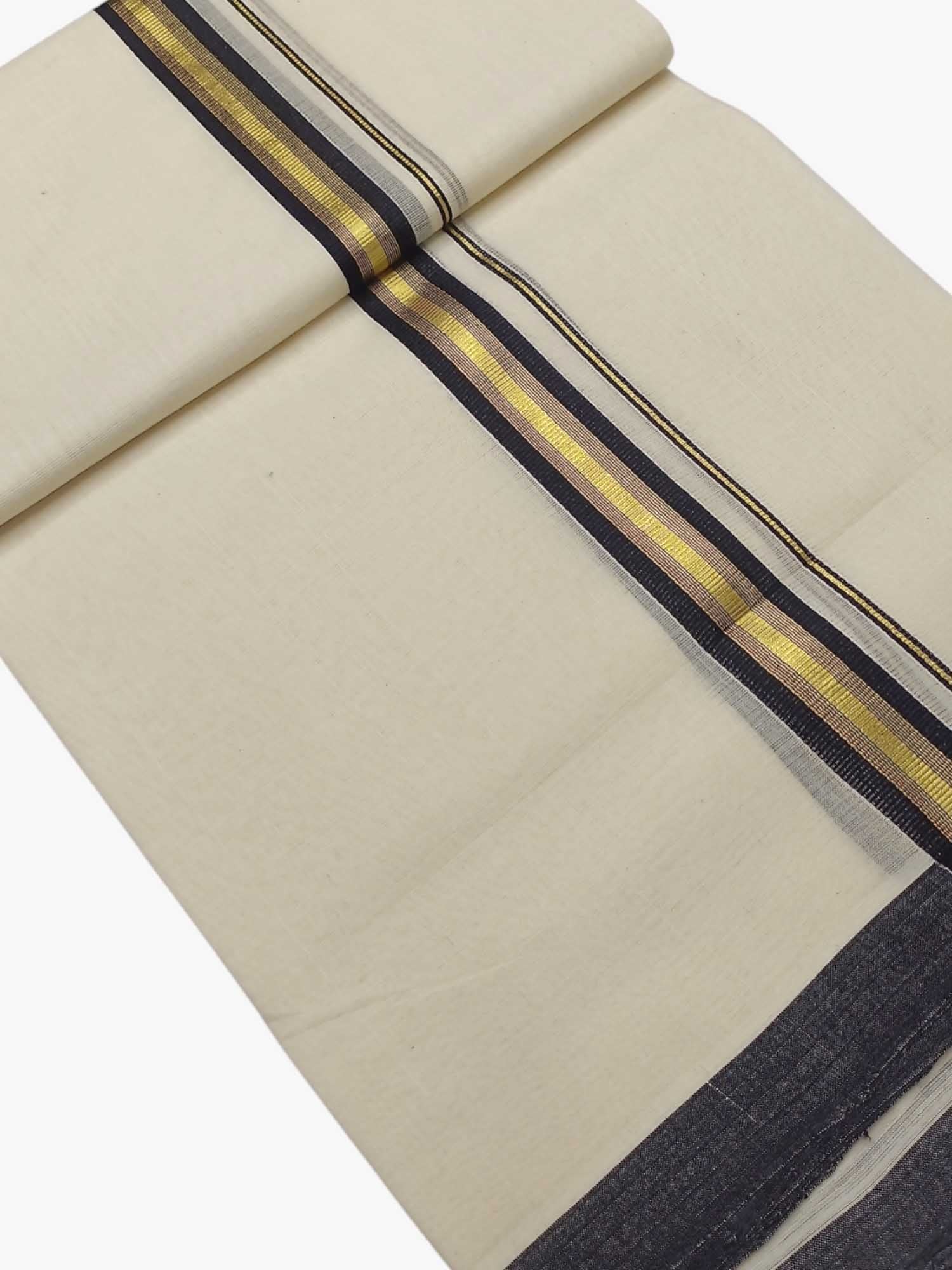 Kerala Balaramapuram Pure Cotton Handloom Mundu/Dhoti