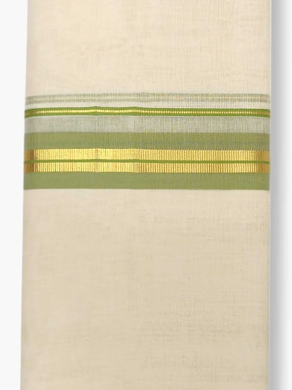 Kerala Balaramapuram Pure Cotton Handloom Mundu/Dhoti