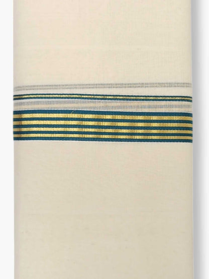 Kerala Balaramapuram Pure Cotton Handloom Mundu/Dhoti