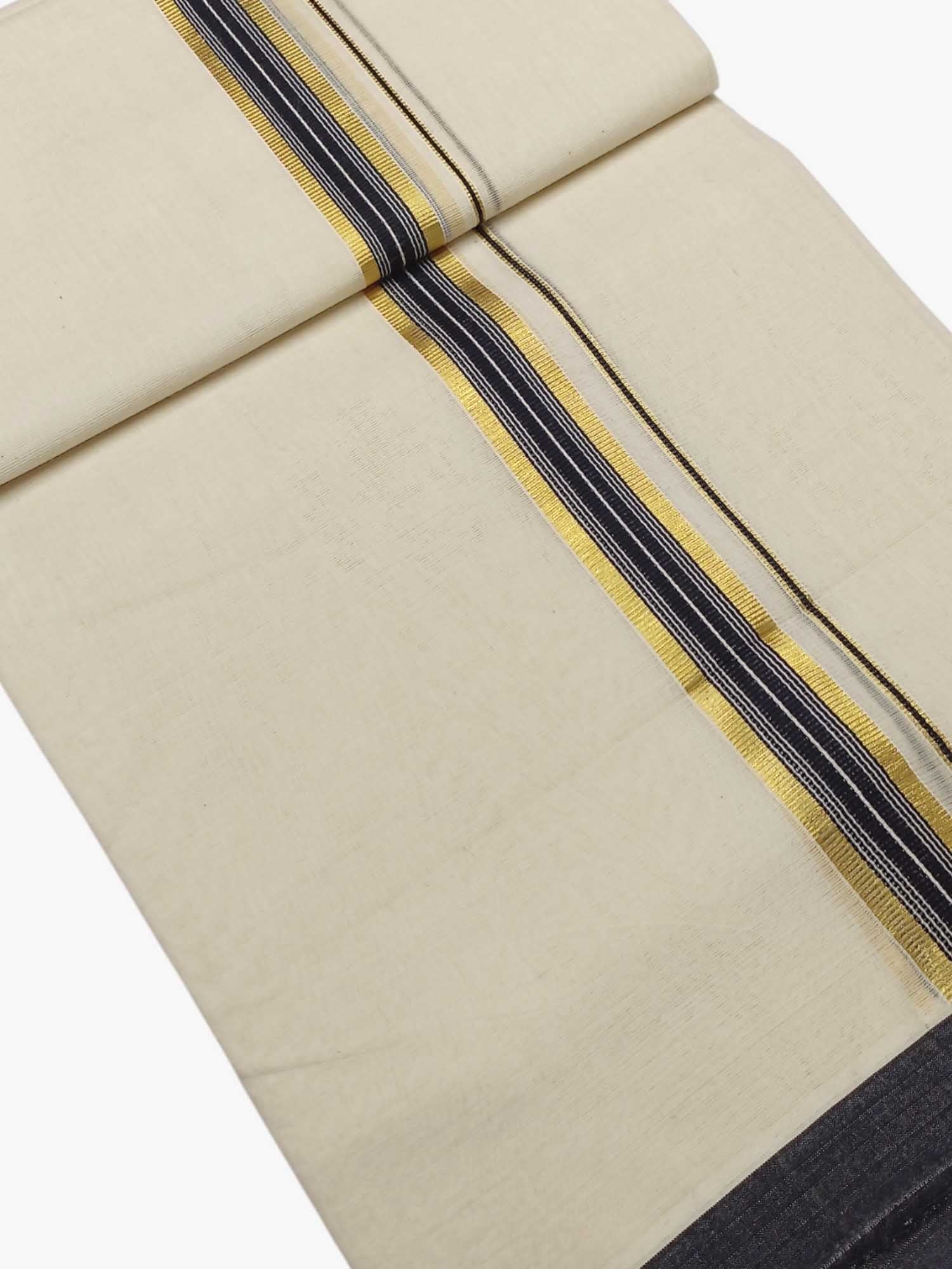 Kerala Balaramapuram Pure Cotton Handloom Mundu/Dhoti