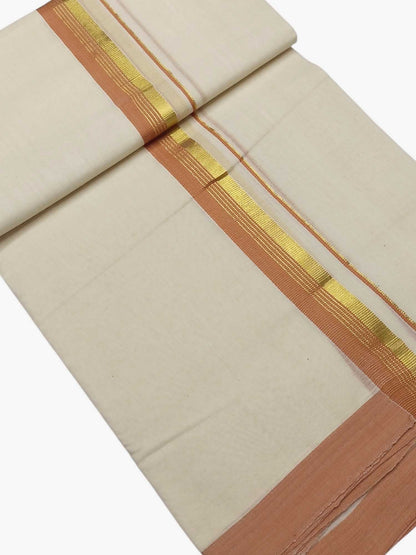 Kerala Balaramapuram Pure Cotton Handloom Mundu/Dhoti