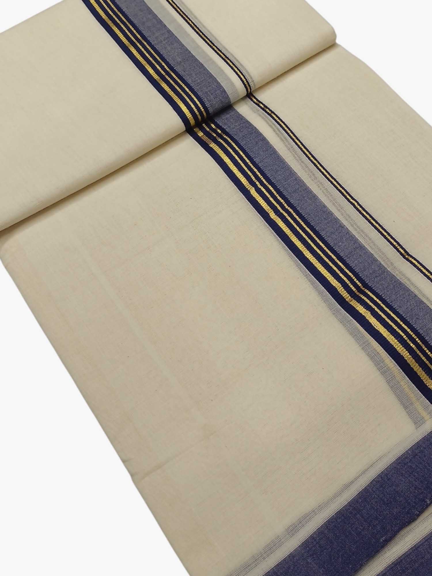Kerala Balaramapuram Pure Cotton Handloom Mundu/Dhoti