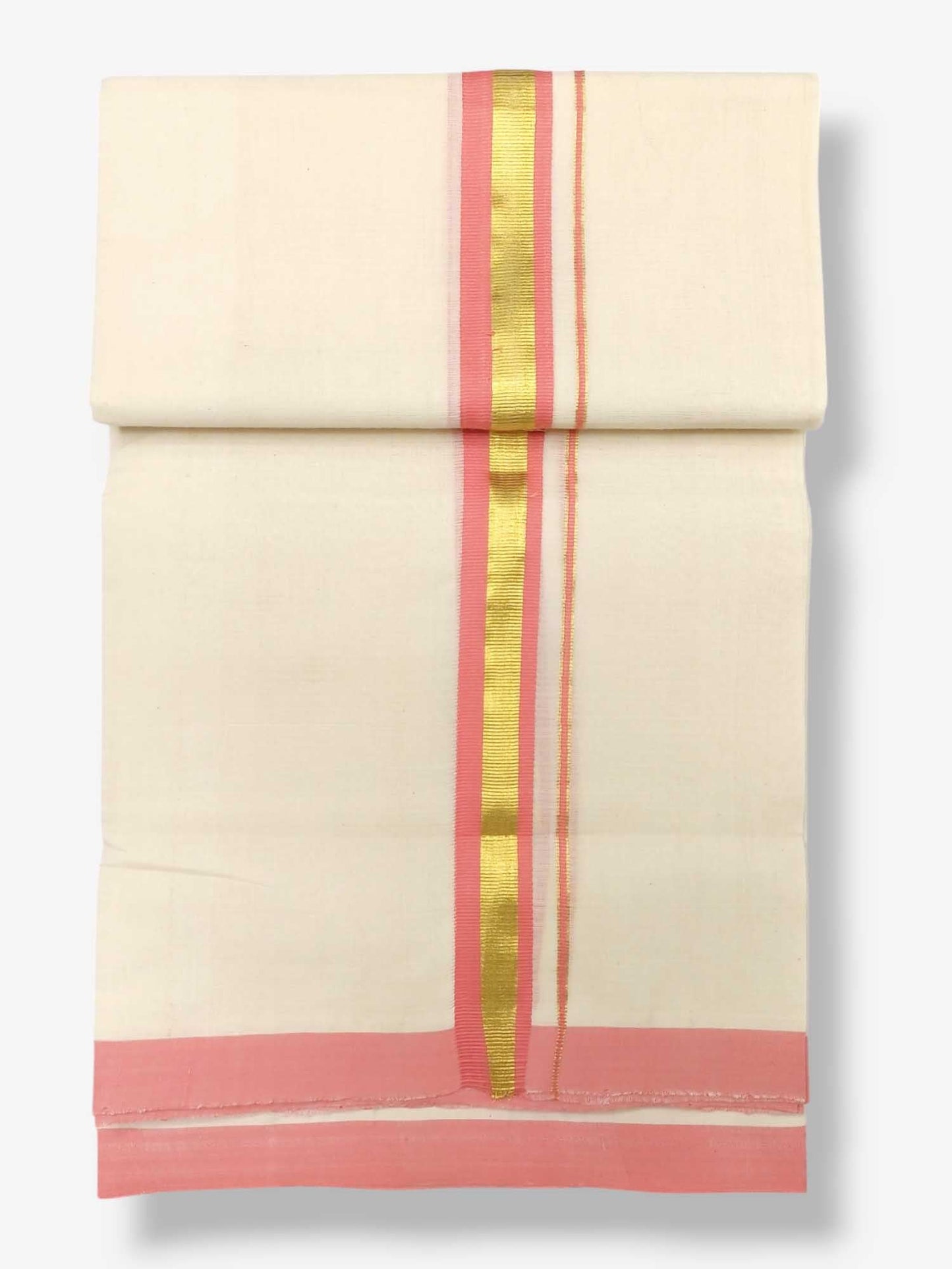 Kerala Balaramapuram Pure Cotton Handloom Mundu/Dhoti