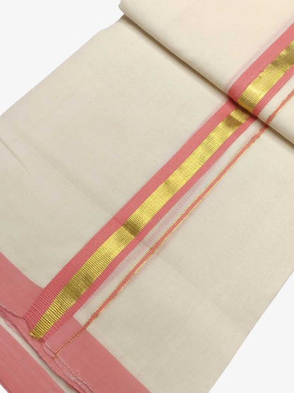 Kerala Balaramapuram Pure Cotton Handloom Mundu/Dhoti