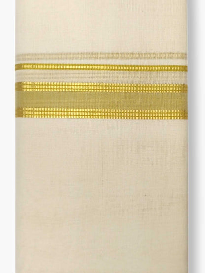 Kerala Balaramapuram Pure Cotton Handloom Mundu/Dhoti
