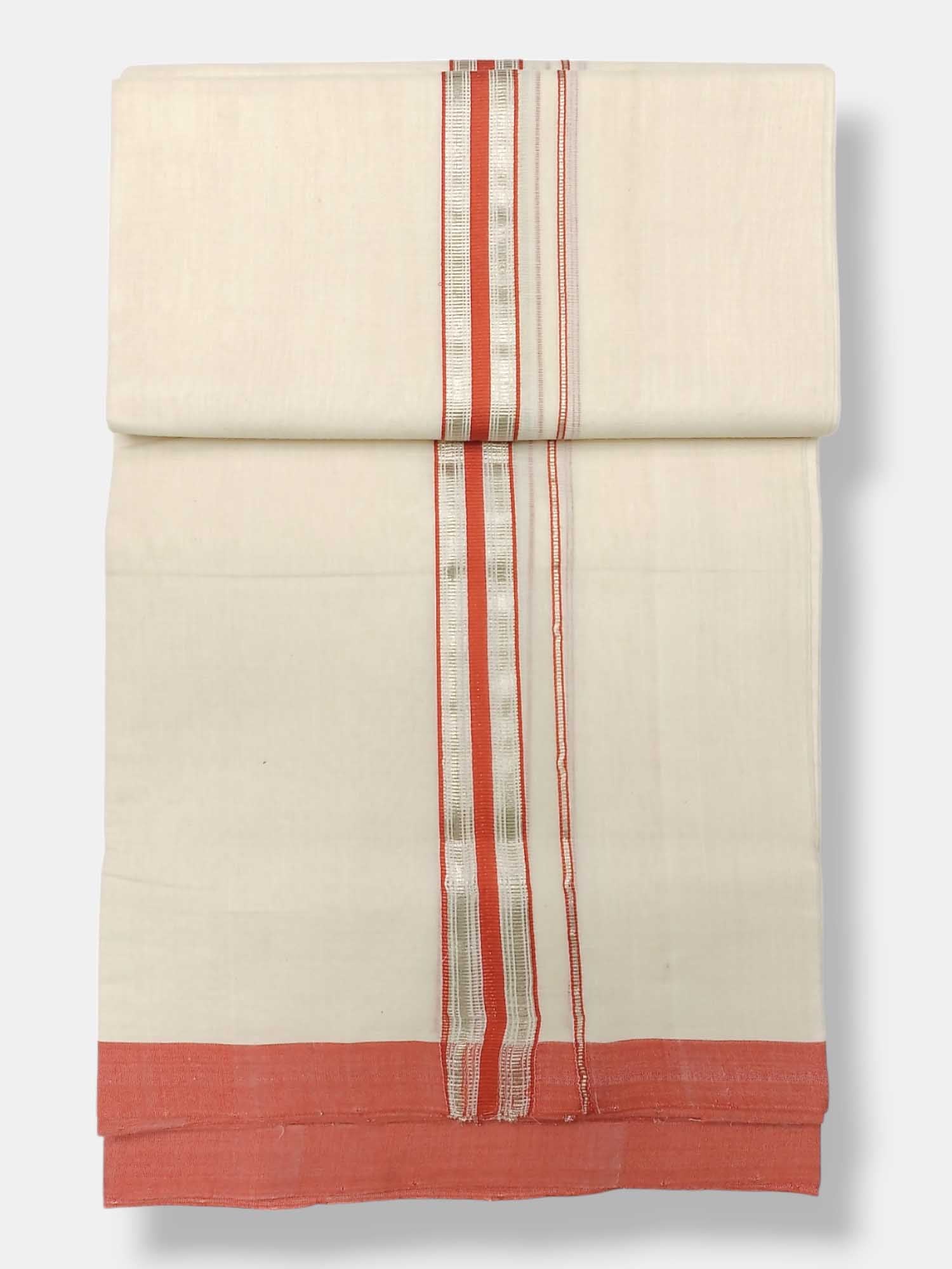 Kerala Balaramapuram Pure Cotton Handloom Mundu/Dhoti