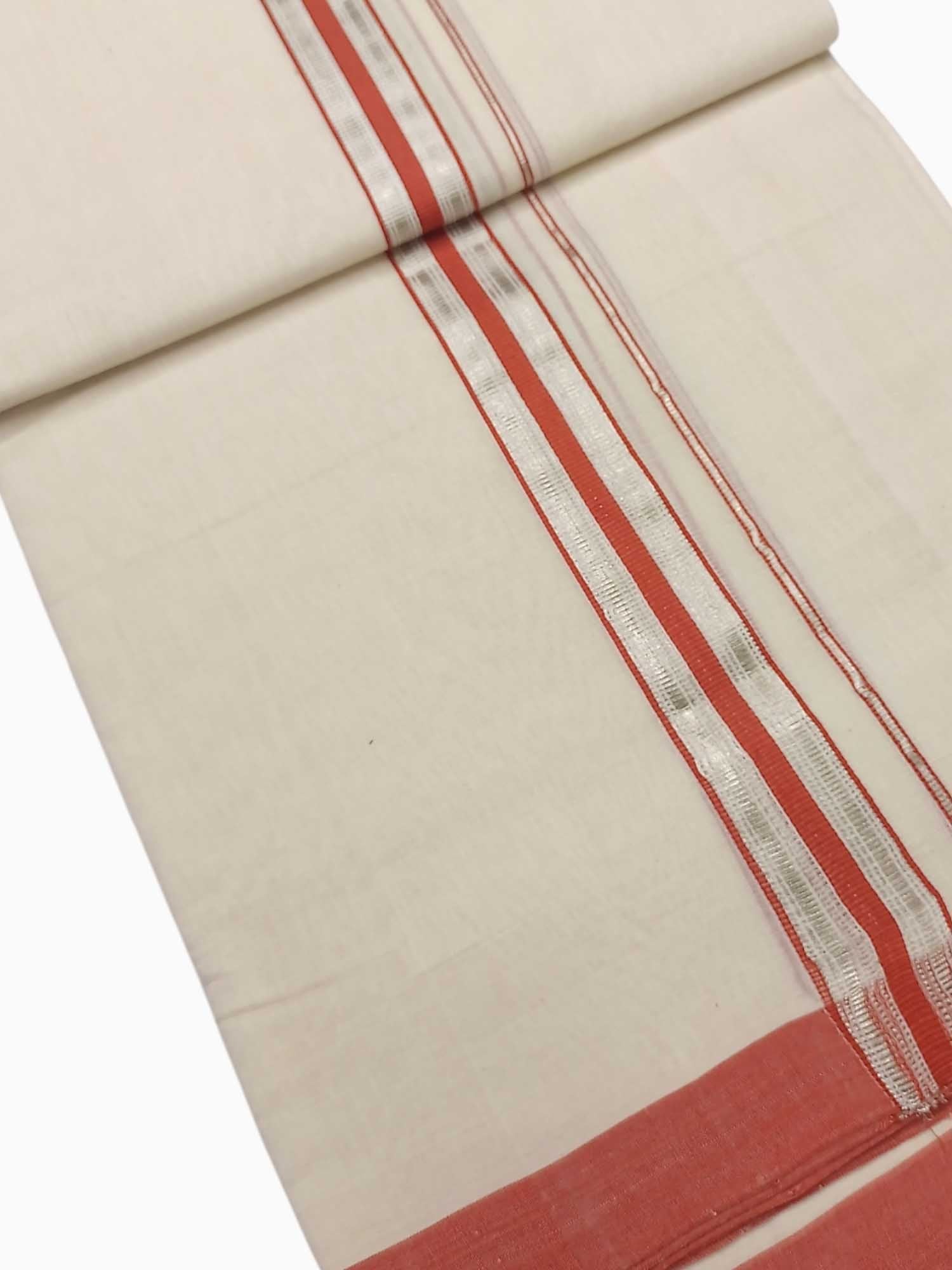 Kerala Balaramapuram Pure Cotton Handloom Mundu/Dhoti