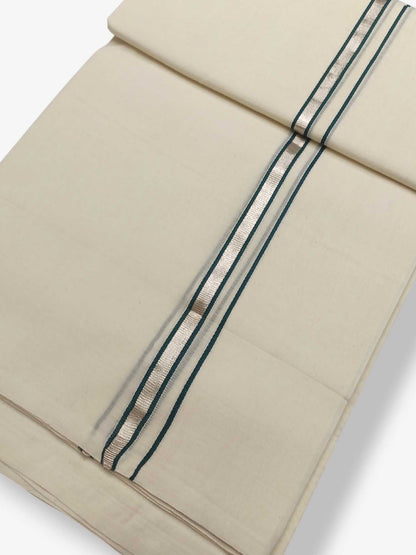 Kerala Balaramapuram Pure Cotton Handloom Mundu/Dhoti