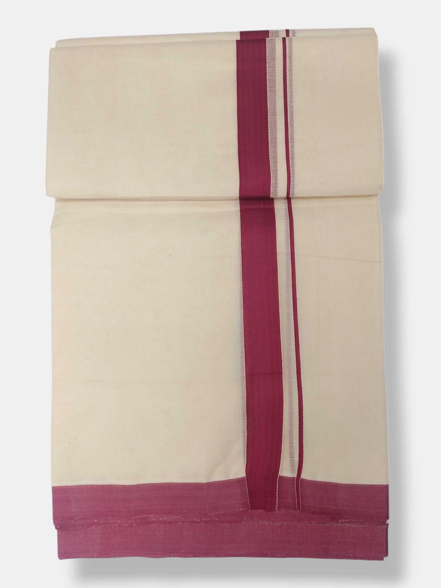 Kerala Balaramapuram Pure Cotton Handloom Mundu/Dhoti