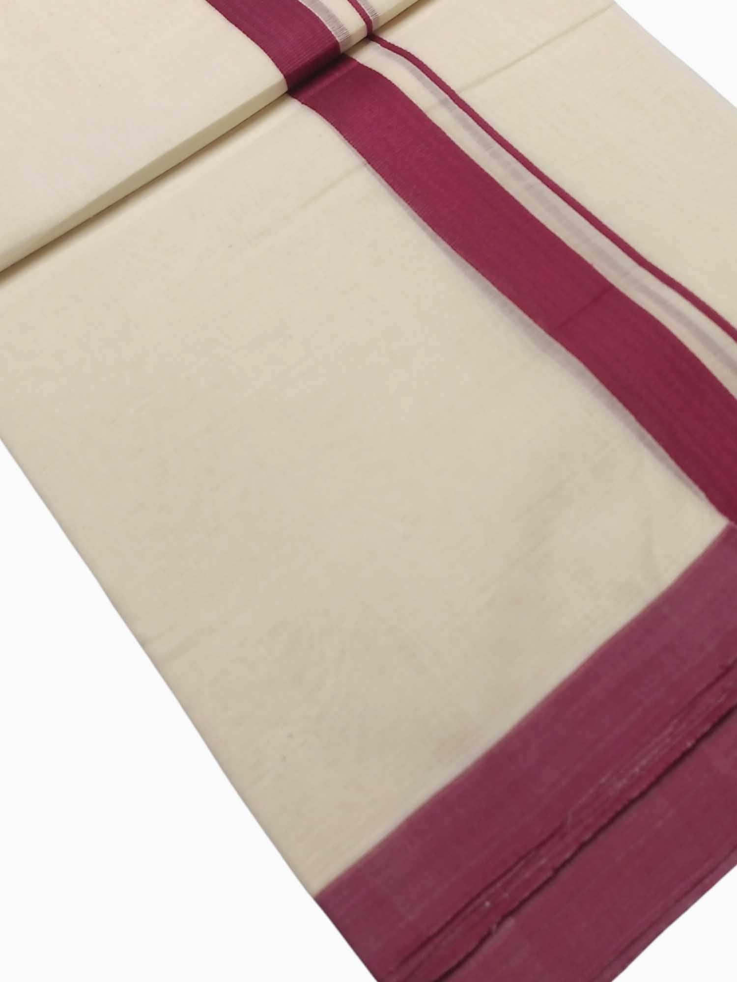 Kerala Balaramapuram Pure Cotton Handloom Mundu/Dhoti