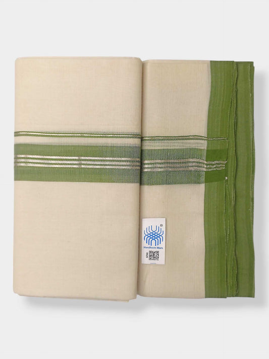 Kerala Balaramapuram Pure Cotton Handloom Mundu/Dhoti