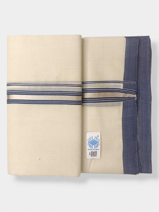 Kerala Balaramapuram Pure Cotton Handloom Mundu/Dhoti