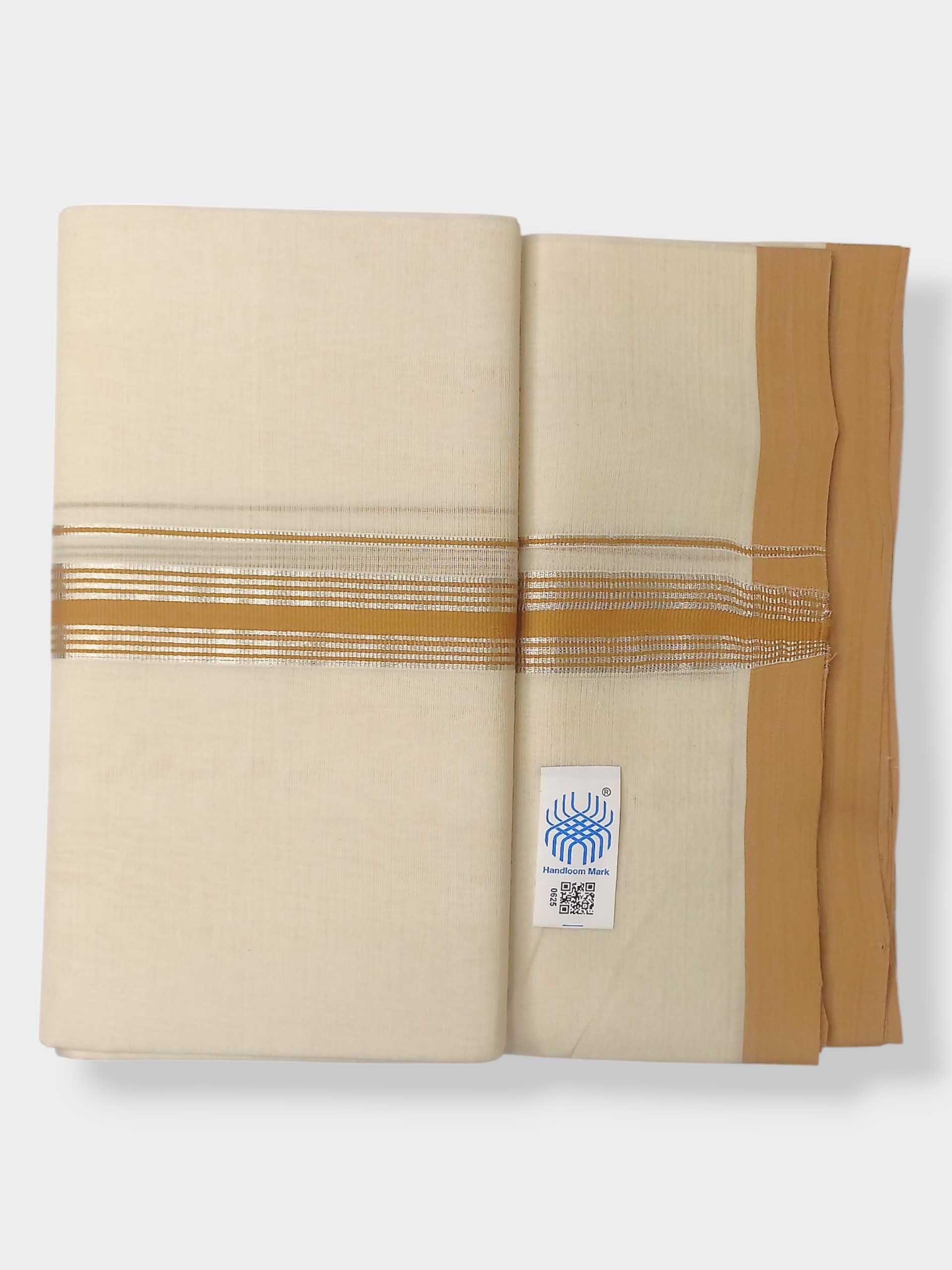 Kerala Balaramapuram Pure Cotton Handloom Mundu/Dhoti