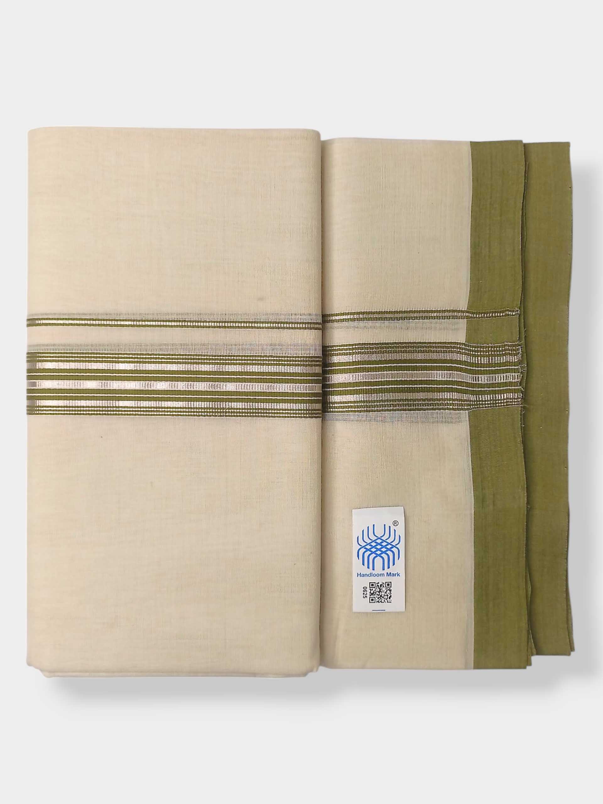 Kerala Balaramapuram Pure Cotton Handloom Mundu/Dhoti