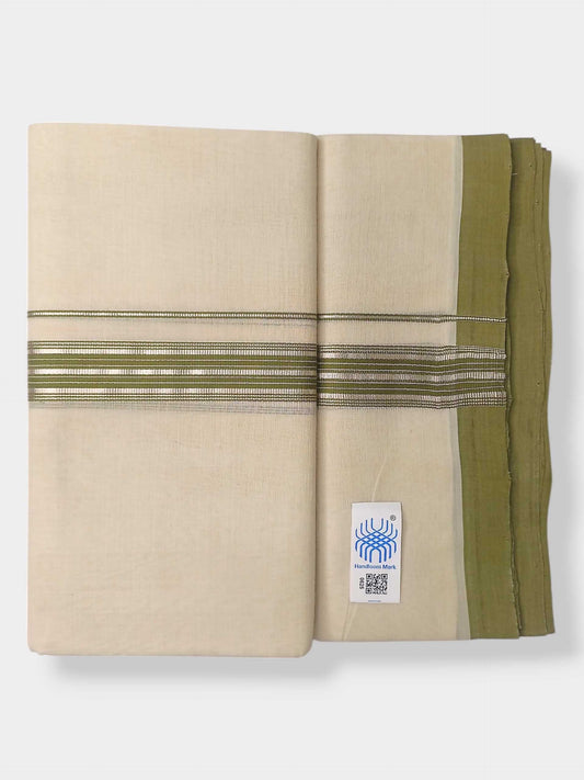 Kerala Balaramapuram Pure Cotton Handloom Mundu/Dhoti