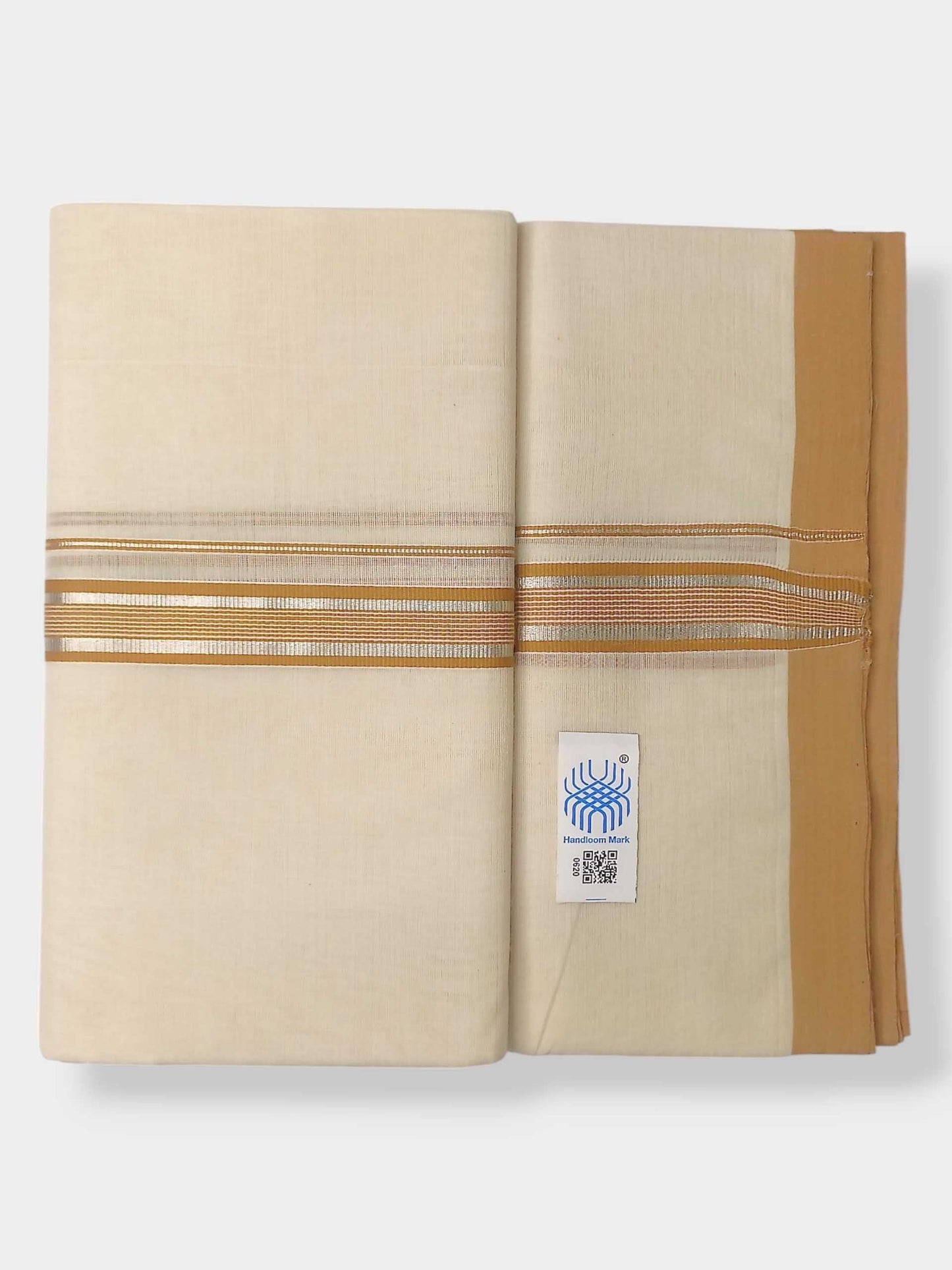 Kerala Balaramapuram Pure Cotton Handloom Mundu/Dhoti