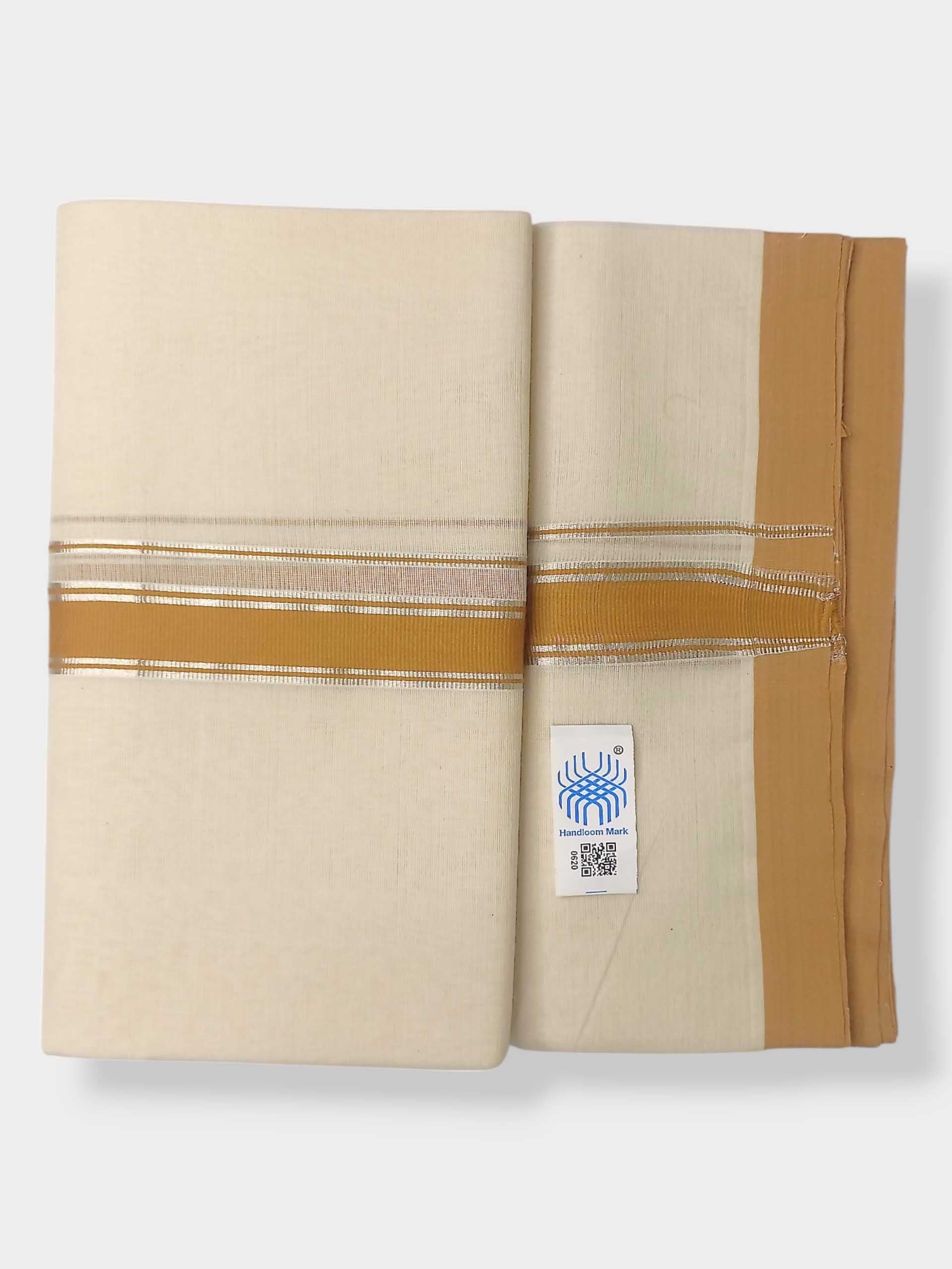 Kerala Balaramapuram Pure Cotton Handloom Mundu/Dhoti