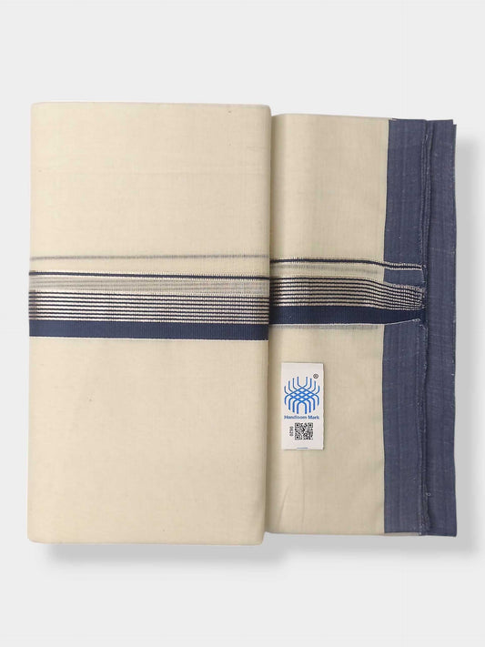 Kerala Balaramapuram Pure Cotton Handloom Mundu/Dhoti