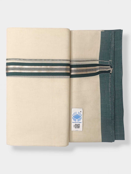 Kerala Balaramapuram Pure Cotton Handloom Mundu/Dhoti