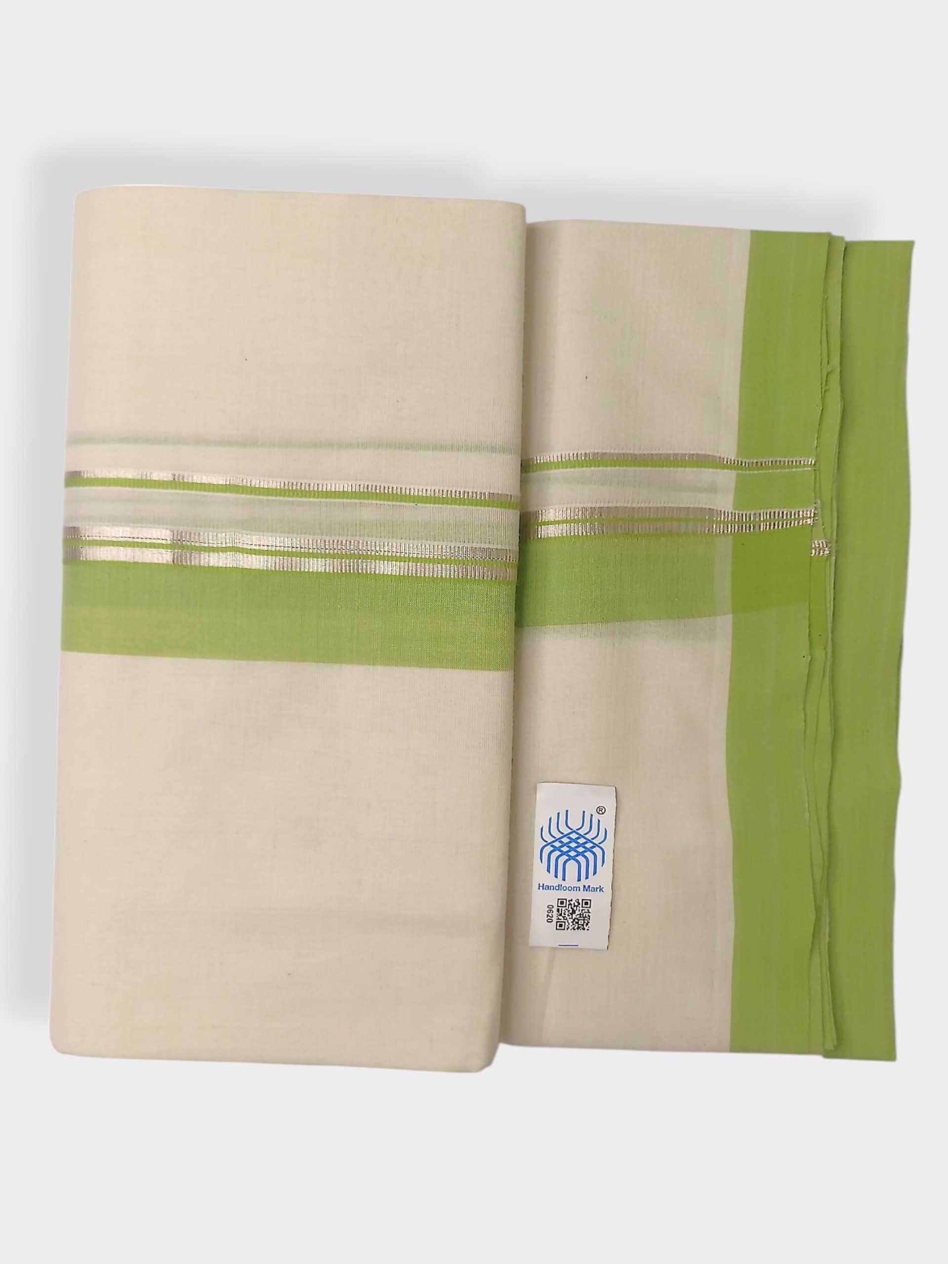 Kerala Balaramapuram Pure Cotton Handloom Mundu/Dhoti