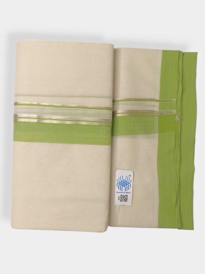 Kerala Balaramapuram Pure Cotton Handloom Mundu/Dhoti