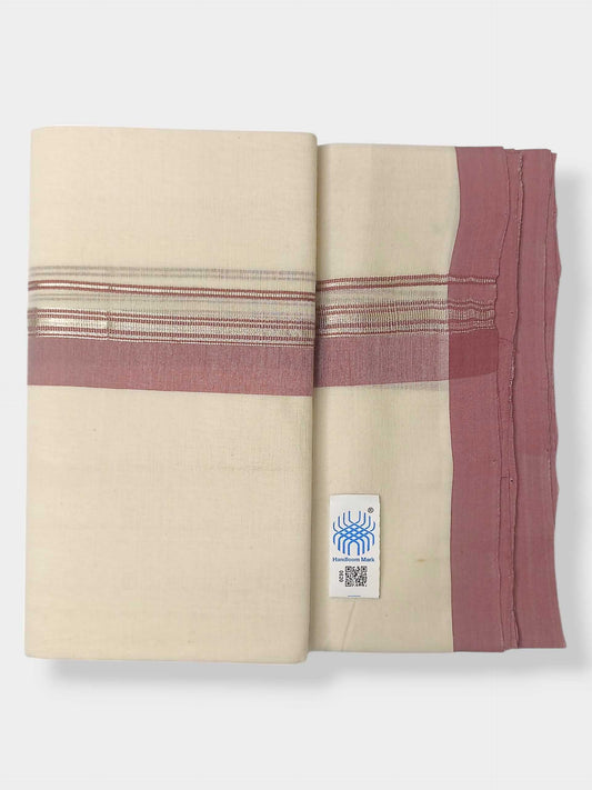 Kerala Balaramapuram Pure Cotton Handloom Mundu/Dhoti