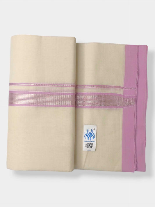 Kerala Balaramapuram Pure Cotton Handloom Mundu/Dhoti