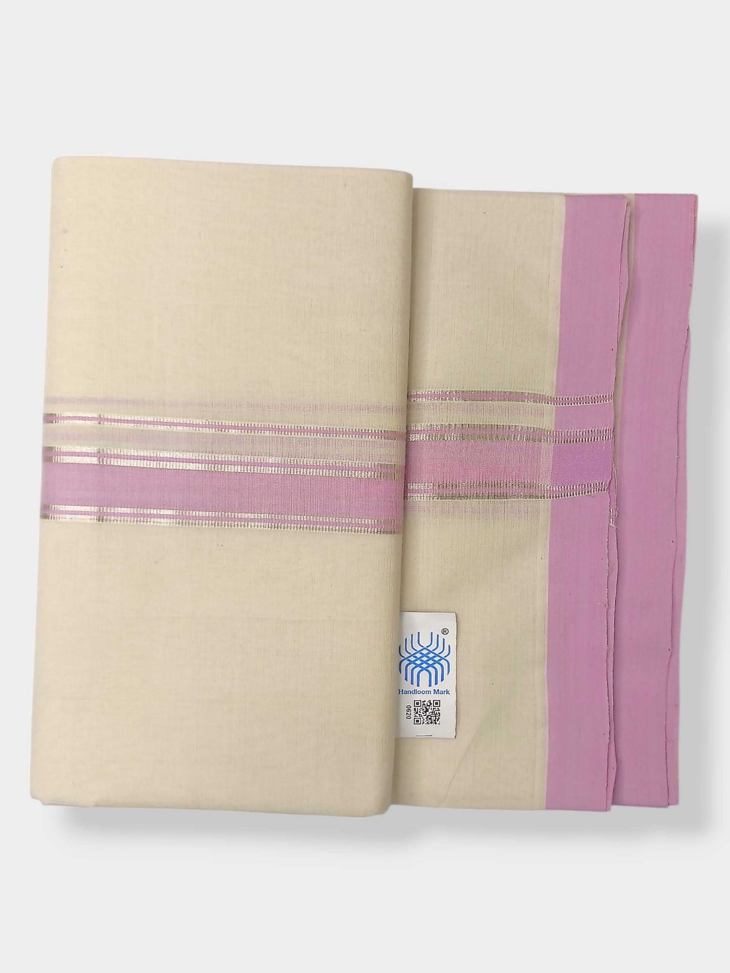 Kerala Balaramapuram Pure Cotton Handloom Mundu/Dhoti