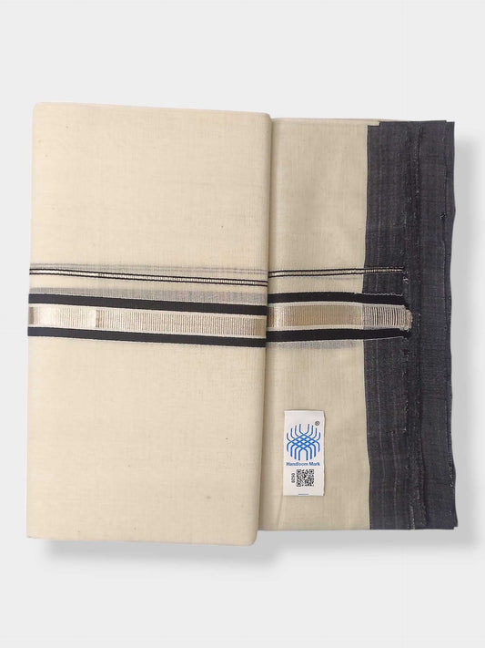Kerala Balaramapuram Pure Cotton Handloom Mundu/Dhoti