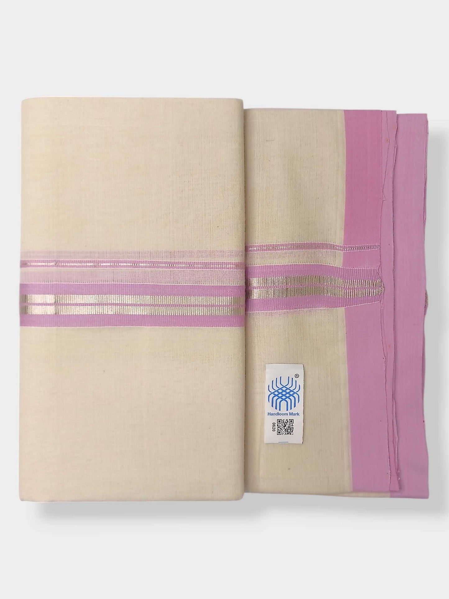 Kerala Balaramapuram Pure Cotton Handloom Mundu/Dhoti