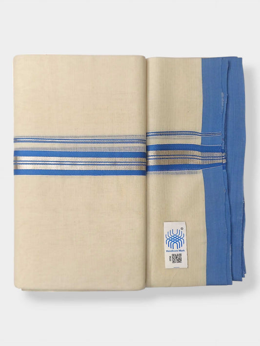 Kerala Balaramapuram Pure Cotton Handloom Mundu/Dhoti