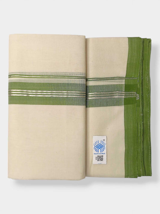 Kerala Balaramapuram Pure Cotton Handloom Mundu/Dhoti