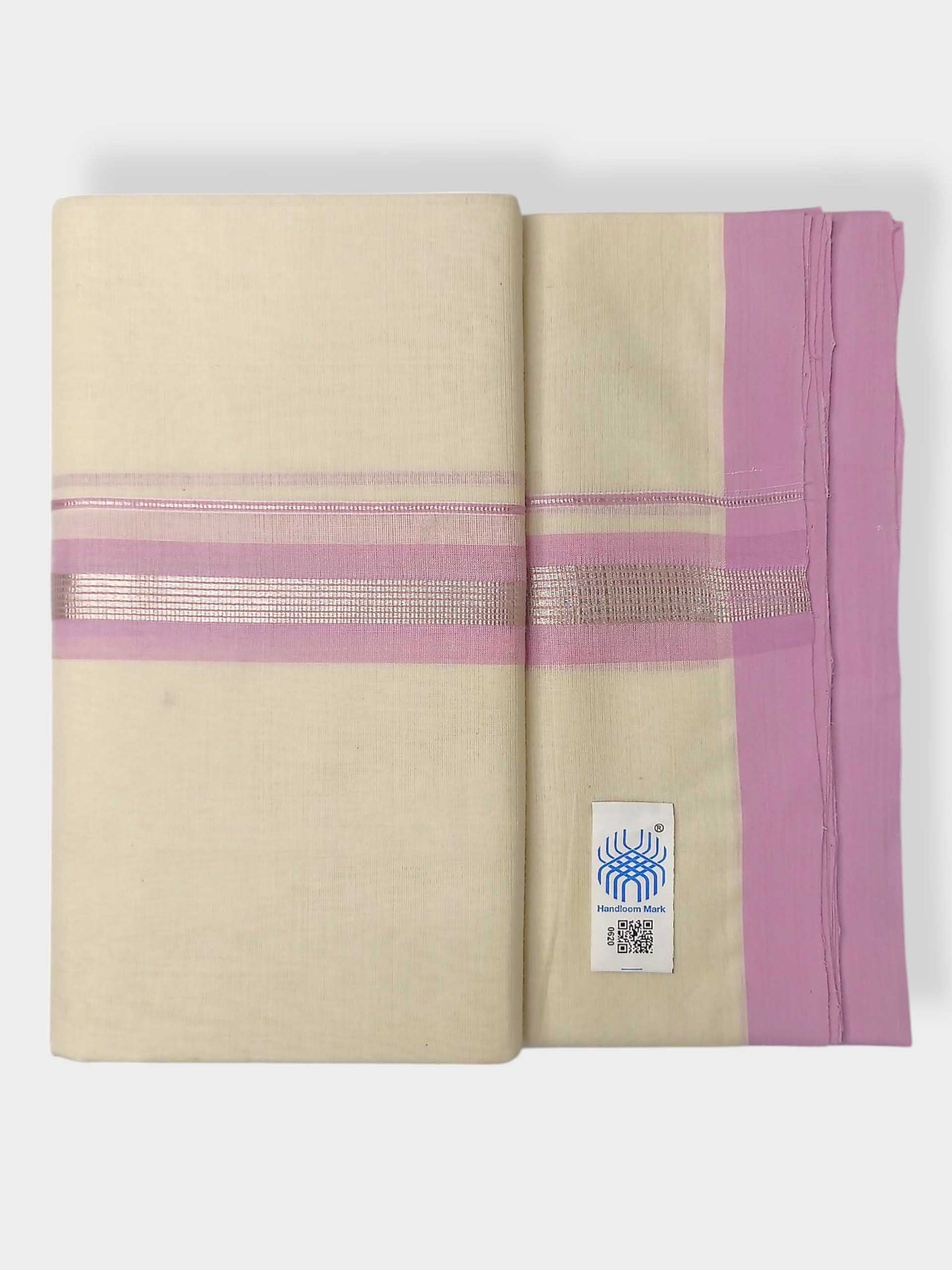 Kerala Balaramapuram Pure Cotton Handloom Mundu/Dhoti