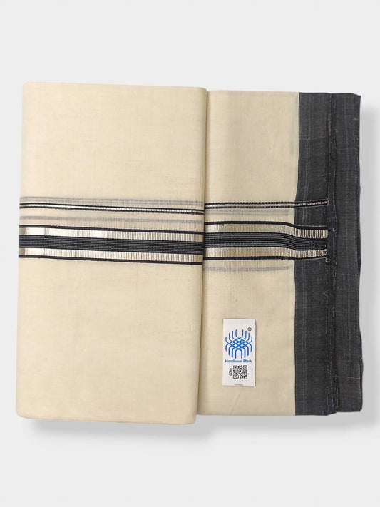 Kerala Balaramapuram Pure Cotton Handloom Mundu/Dhoti
