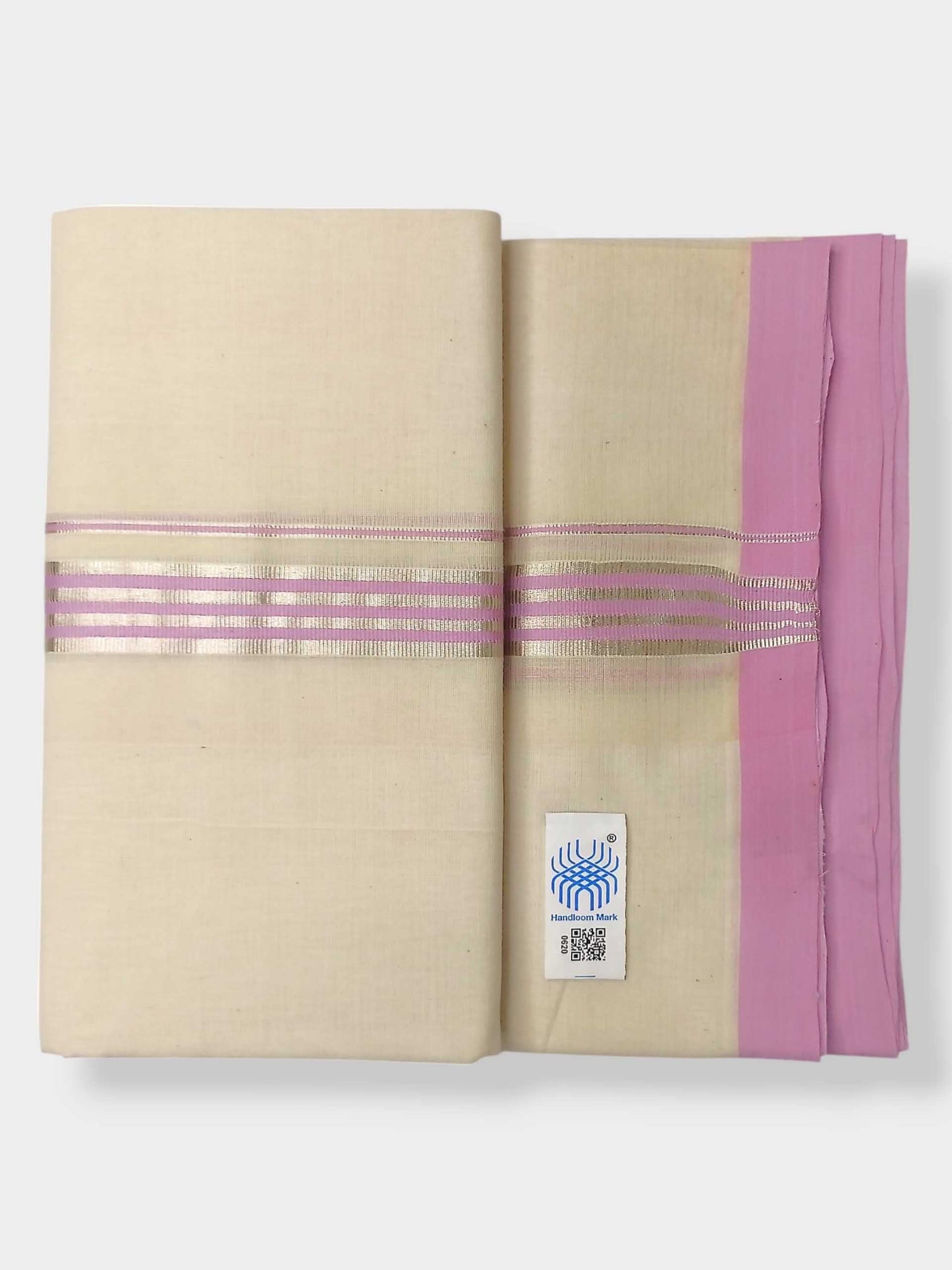 Kerala Balaramapuram Pure Cotton Handloom Mundu/Dhoti