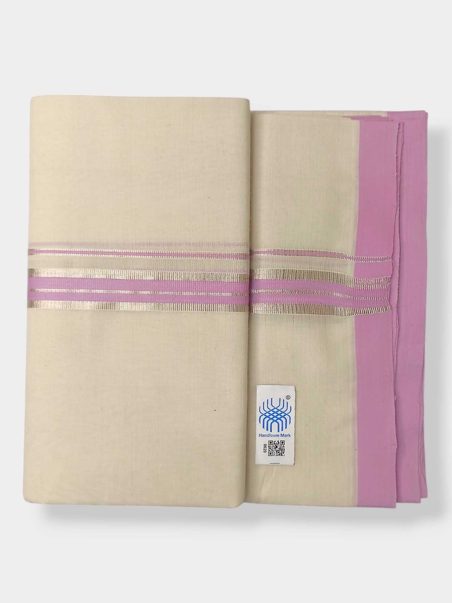 Kerala Balaramapuram Pure Cotton Handloom Mundu/Dhoti