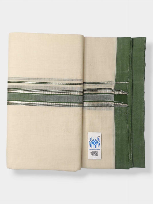 Kerala Balaramapuram Pure Cotton Handloom Mundu/Dhoti
