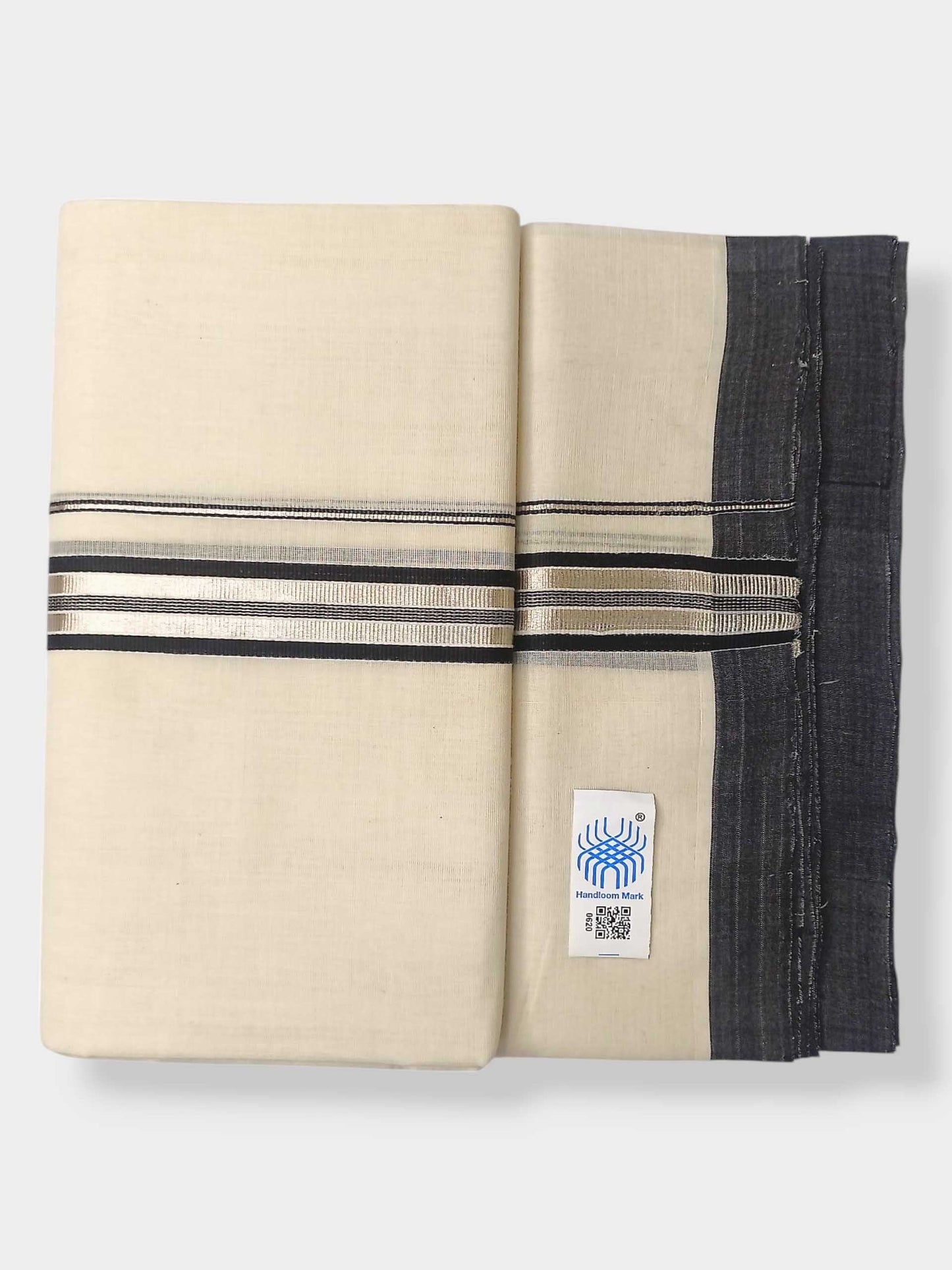 Kerala Balaramapuram Pure Cotton Handloom Mundu/Dhoti