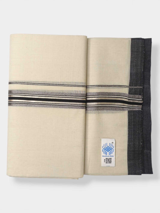 Kerala Balaramapuram Pure Cotton Handloom Mundu/Dhoti