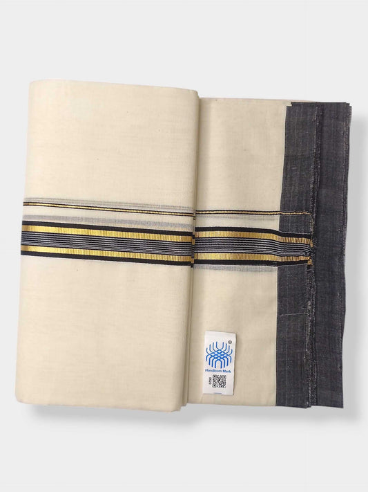 Kerala Balaramapuram Pure Cotton Handloom Mundu/Dhoti