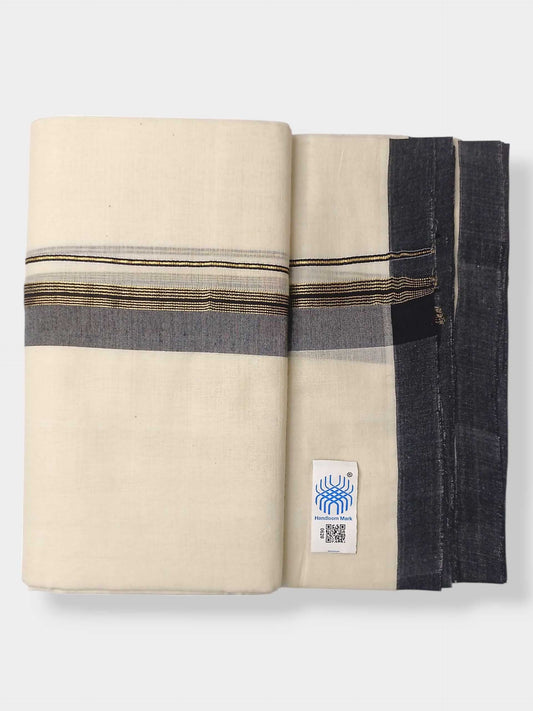Kerala Balaramapuram Pure Cotton Handloom Mundu/Dhoti