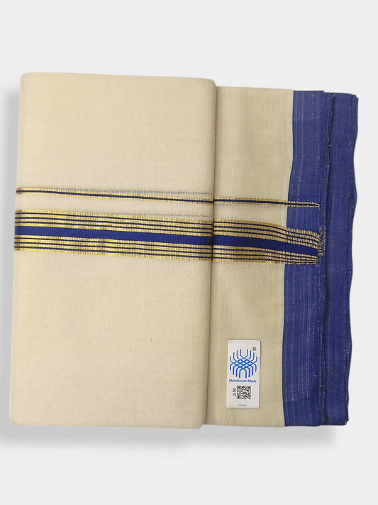 Kerala Balaramapuram Pure Cotton Handloom Mundu/Dhoti
