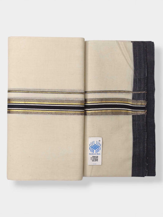 Kerala Balaramapuram Pure Cotton Handloom Mundu/Dhoti