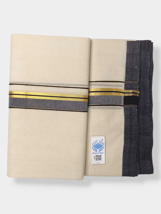 Kerala Balaramapuram Pure Cotton Handloom Mundu/Dhoti