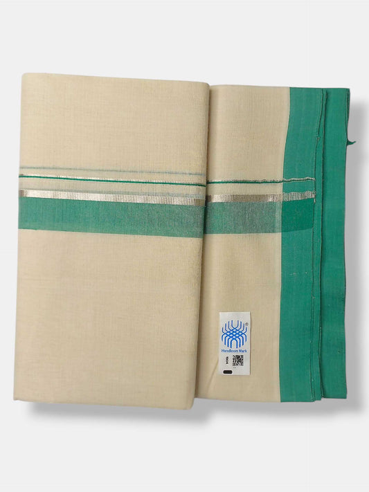 Kerala Balaramapuram Pure Cotton Handloom Mundu/Dhoti