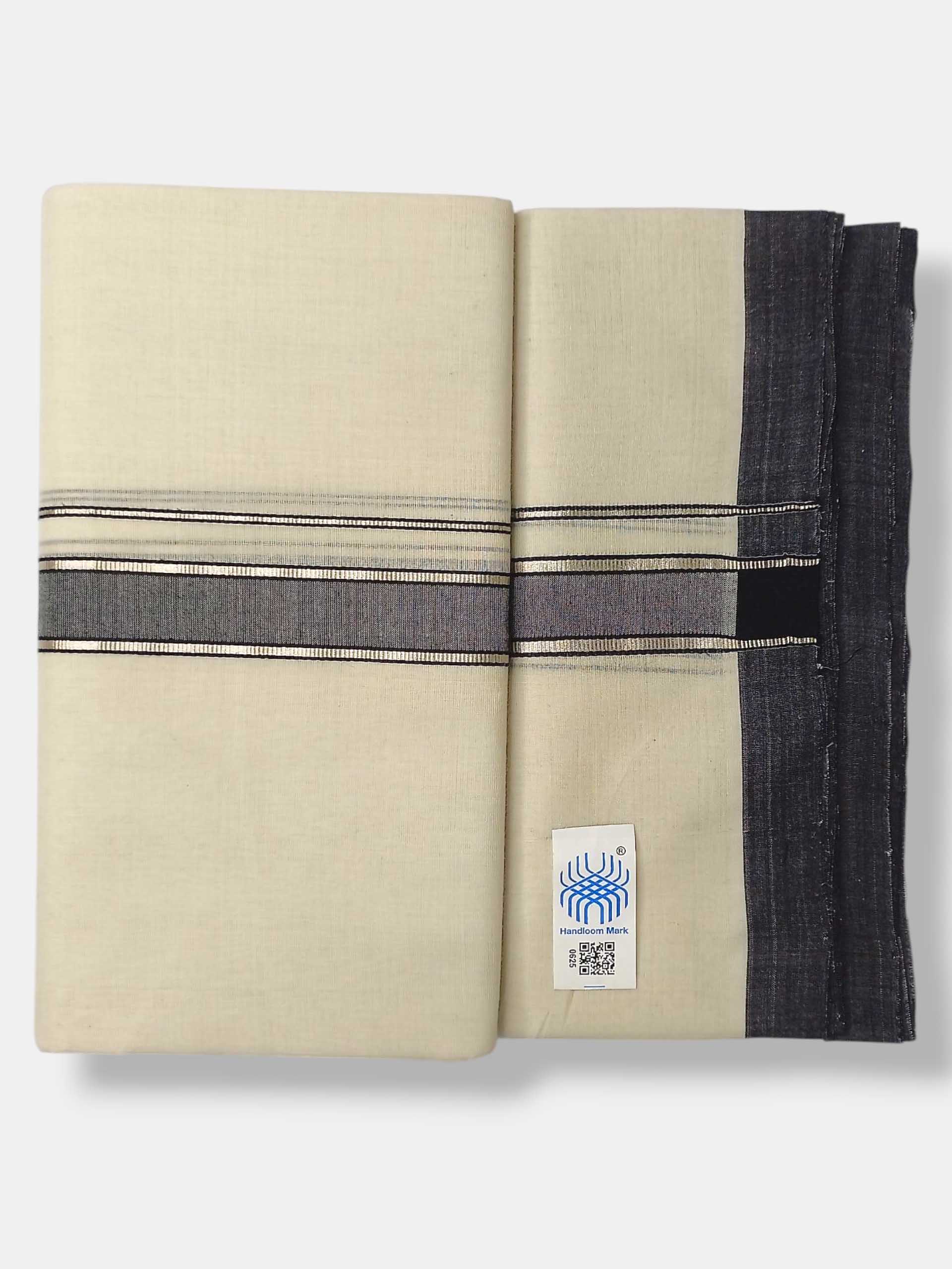 Kerala Balaramapuram Pure Cotton Handloom Mundu/Dhoti