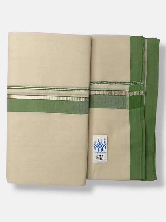 Kerala Balaramapuram Pure Cotton Handloom Mundu/Dhoti