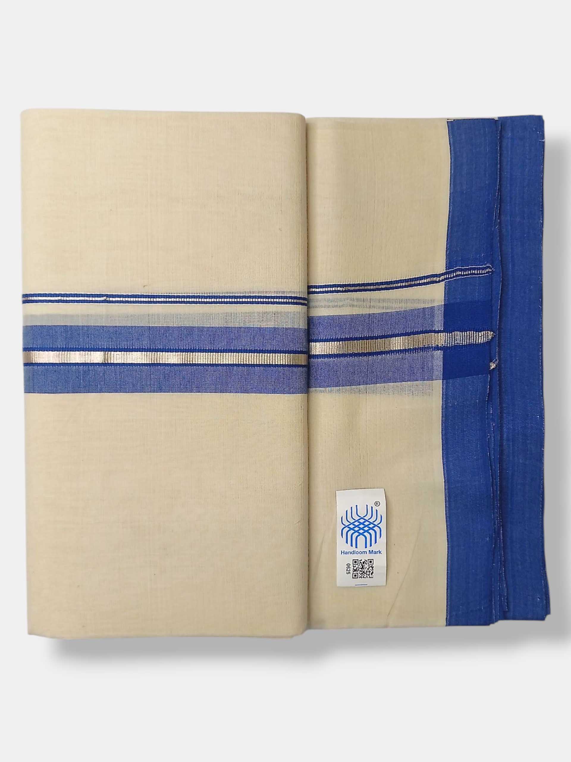 Kerala Balaramapuram Pure Cotton Handloom Mundu/Dhoti