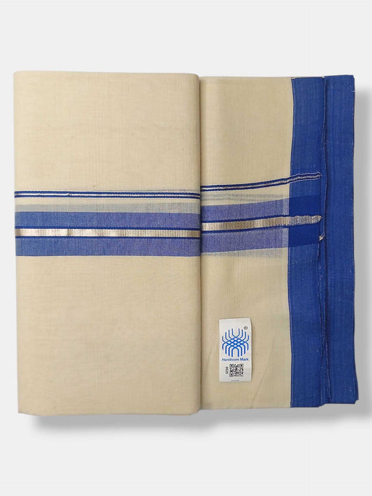 Kerala Balaramapuram Pure Cotton Handloom Mundu/Dhoti